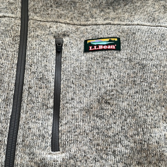 NWOT LL Bean Mens zip up Fleece - Picture 3 of 8